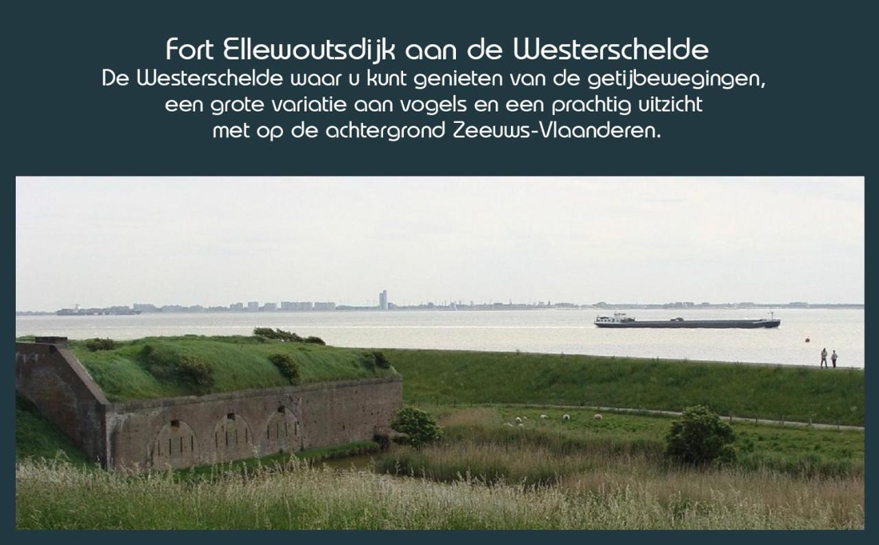 Vakantiewoning Deltahof Ellewoutsdijk Exterior photo